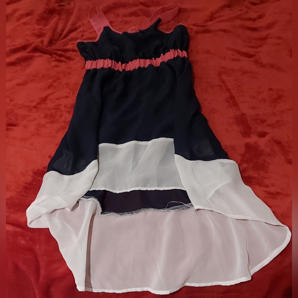 **3 Listings $20**                Chic Kids Dress in Blue, Pink, and White